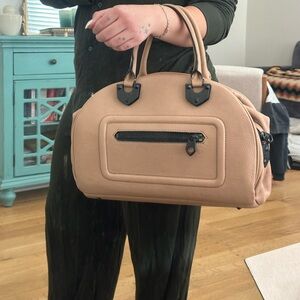 OrYANY tan leather satchel